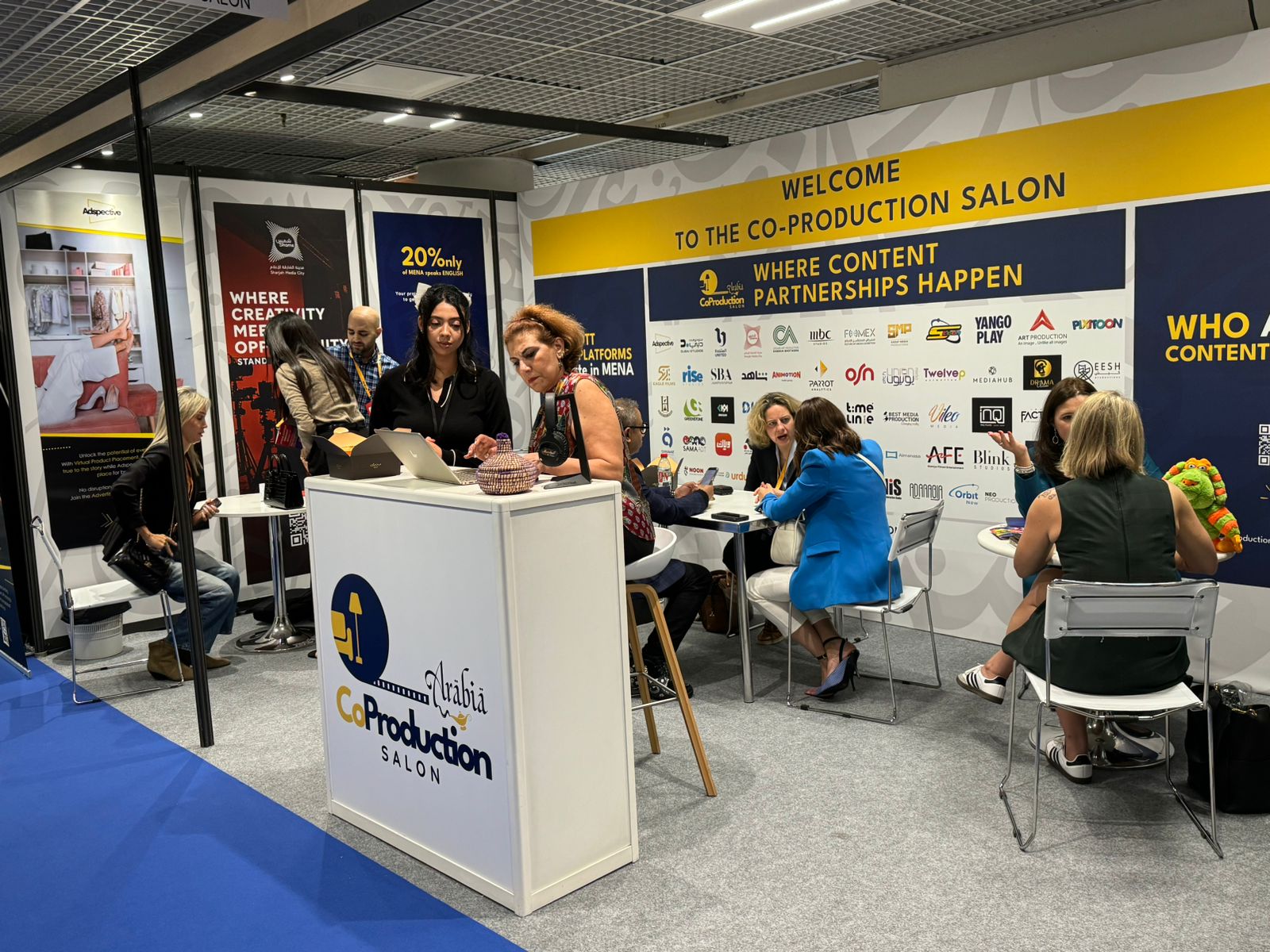 صالون الانتاج المشترك العربي يحقق انجازا غير مسبوق في معرض الإنتاج العالمي ميبكوم  بمدينة كان الفرنسية .